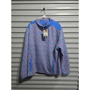 Chubbies Men’s The Spade Quilted 1/4 Zip Floral Pullover Sz. 2XL NEW